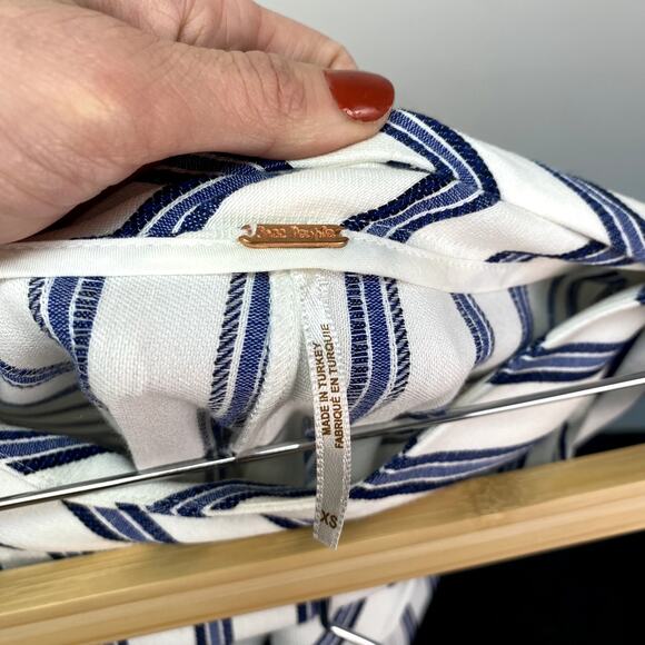 Free People Tuxedo Stripe Wide Leg Pants Set XS - Picture 11 of 11